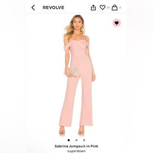 (Revolve) Superdown Pink Jumpsuit - NEW WITH TAG-